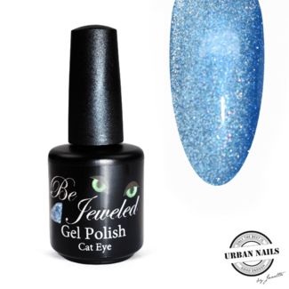 Urban Nails Be Jeweled Diamond Cateye 07  Blauw