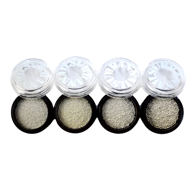 Urban Nails Caviar Beads Silver 0.8 mm