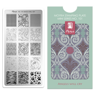 Moyra Moyra Mini Stamping plate 101 Angels will cry