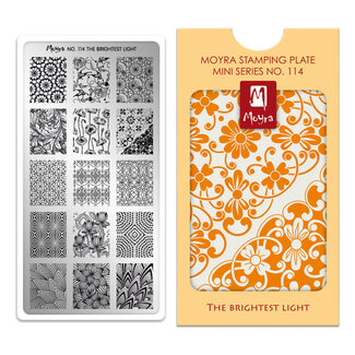 Moyra Moyra Mini Stamping plate 114 The brightest light