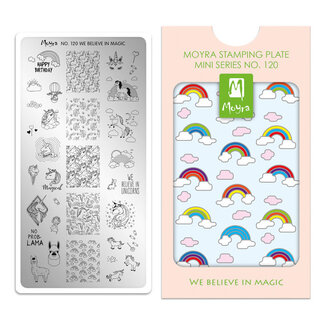 Moyra Moyra Mini Stamping plate 120 We believe in magic