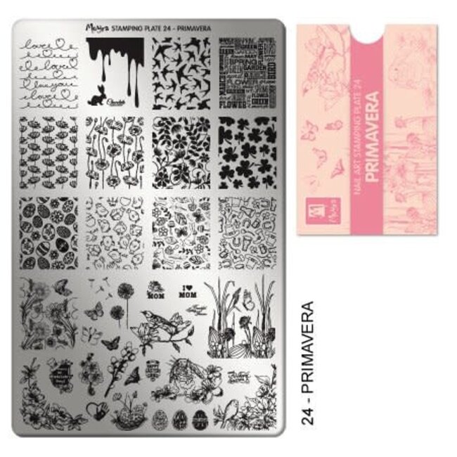 Moyra Moyra Stamping plate 24 Primavera