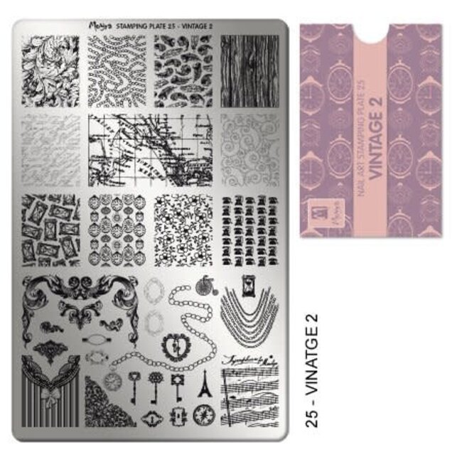 Moyra Moyra Stamping plate 25 Vintage 2