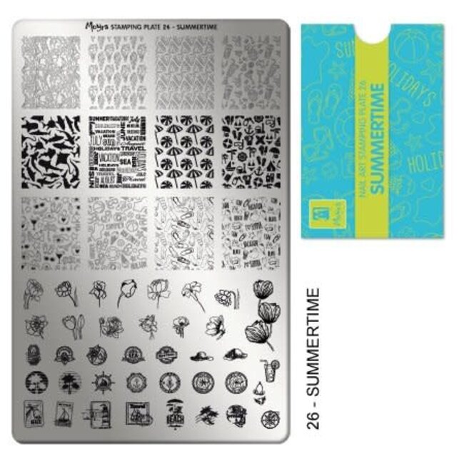 Moyra Moyra Stamping plate 26 Summertime