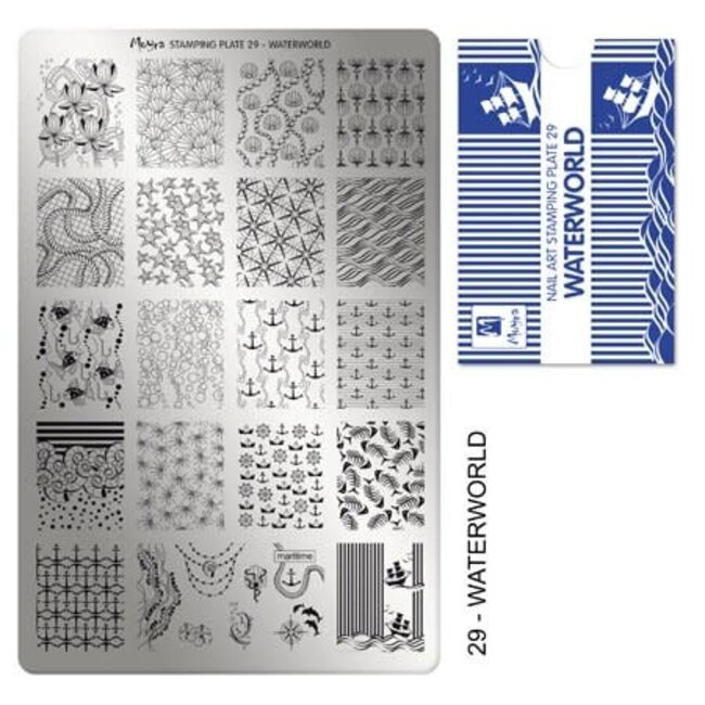 Moyra Moyra Stamping plate 29 Waterworld