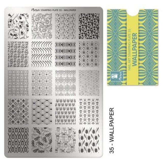 Moyra Moyra Stamping plate 35 Wallpaper