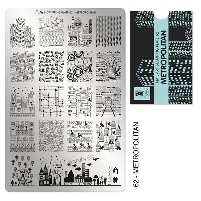 Moyra Moyra Stamping plate 62 Metropolitan
