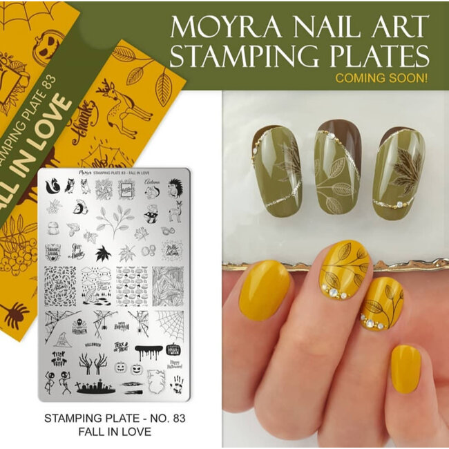 Moyra Moyra Stamping plate 83 Fall in love
