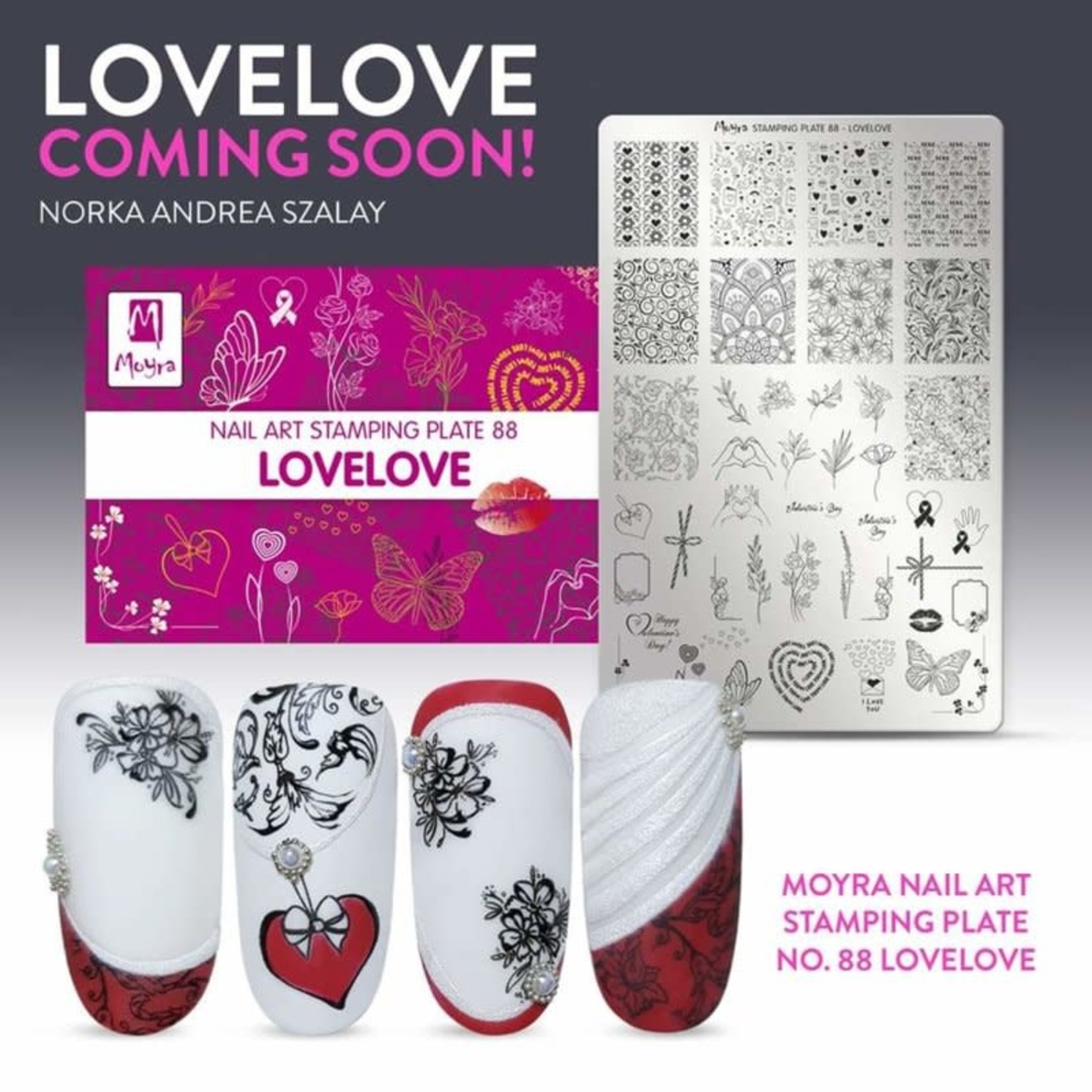 Moyra Moyra Stamping plate 88 Lovelove