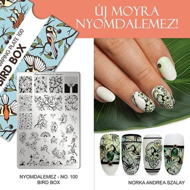 Moyra Moyra Stamping plate 100 bird box