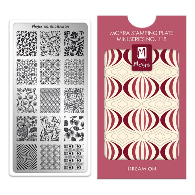 Moyra Moyra Mini Stamping plate 118 Dream On