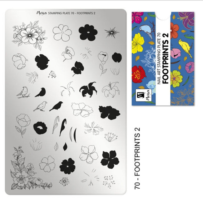 Moyra Moyra Stamping plate 70 Footprints 2