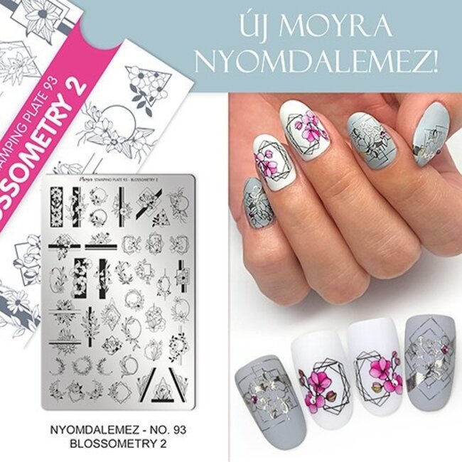 Moyra Moyra Stamping plate 93 Blossometry 2
