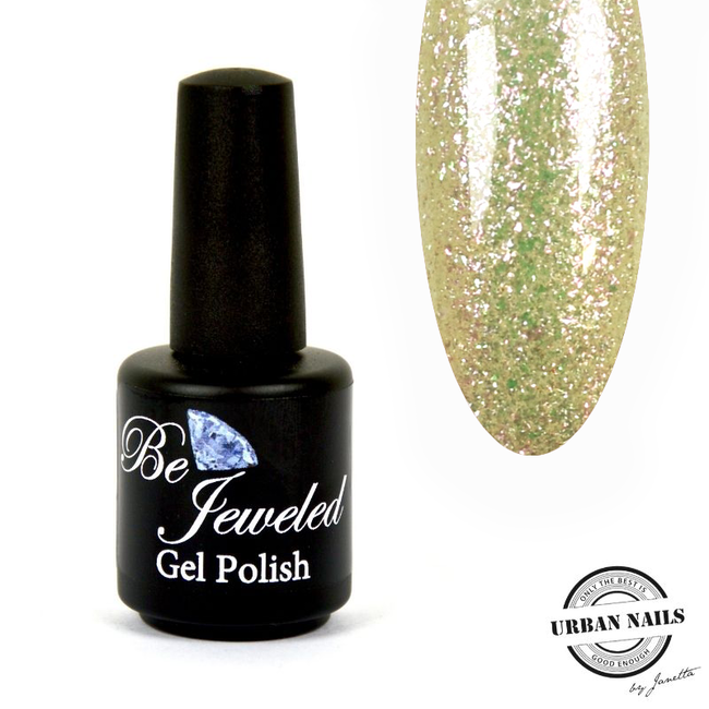 Urban Nails Be Jeweled Enchanted Gelpolish 02 Geel/Zilver