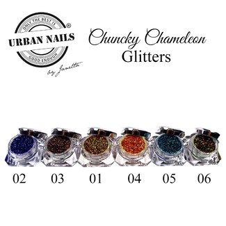 Urban Nails Chunky Chameleon set van 6