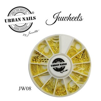 Urban Nails JuWheels JW08 Mix Gold