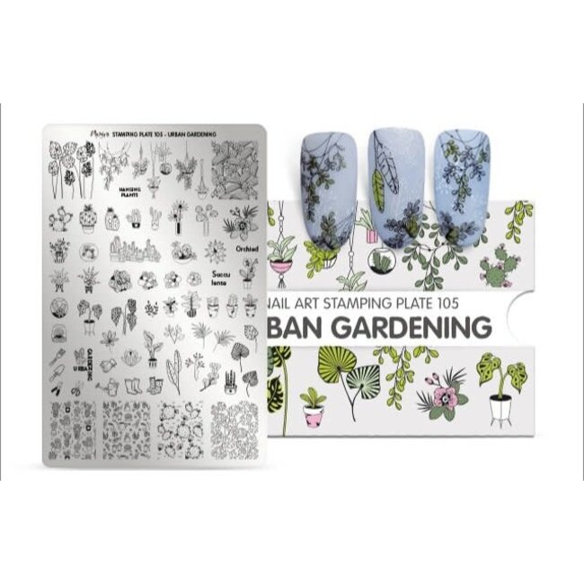 Moyra Moyra Stamping plate 105 - Urban Gardening