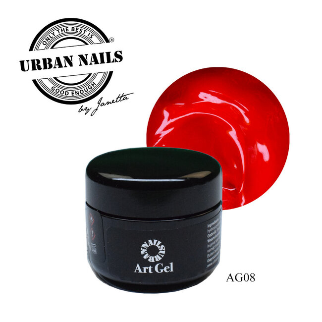 Urban Nails Art Gel 8 Rood