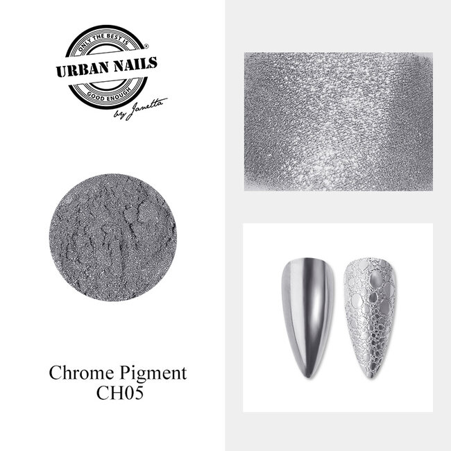 Urban Nails Chrome pigment 05 Zilver