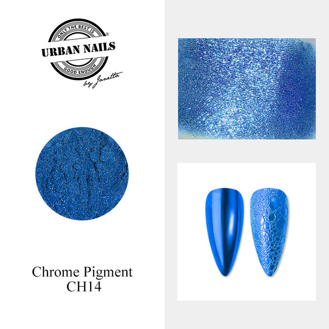 Urban Nails Chrome pigment 14 Fel Blauw