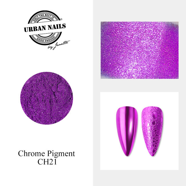 Urban Nails Chrome pigment 21 Donkerpaars