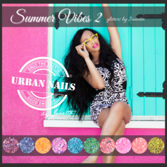 Urban Nails Summer Vibes glitter collection 2