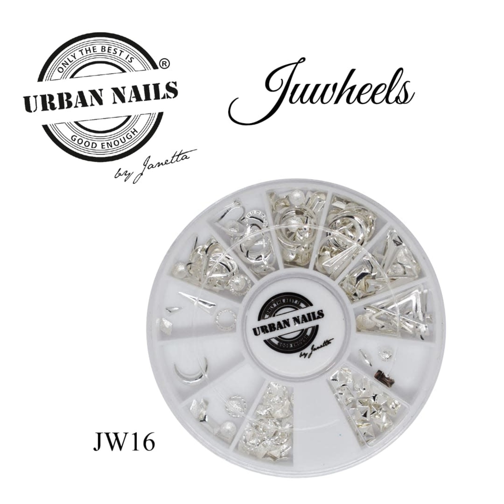 Urban Nails JuWheels JW16  Zilver