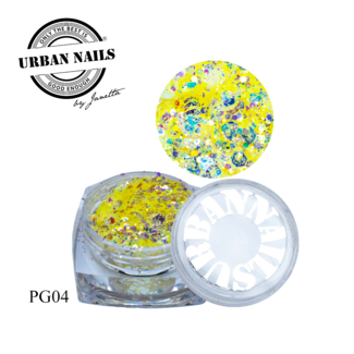 Urban Nails PiXie Glitter 4 Geel