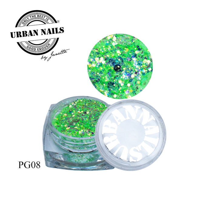 Urban Nails PiXie Glitter 8 Groen