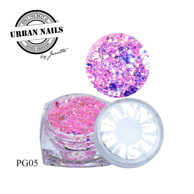 Urban Nails PiXie Glitter 5 Roze