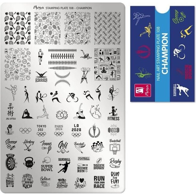 Moyra Moyra Stamping plate 108 Champion