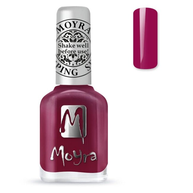 Moyra Moyra Stamping nail polish SP40 Amaranth red