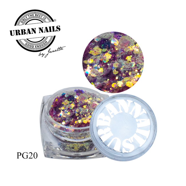 Urban Nails PiXie Glitter 20 Lila