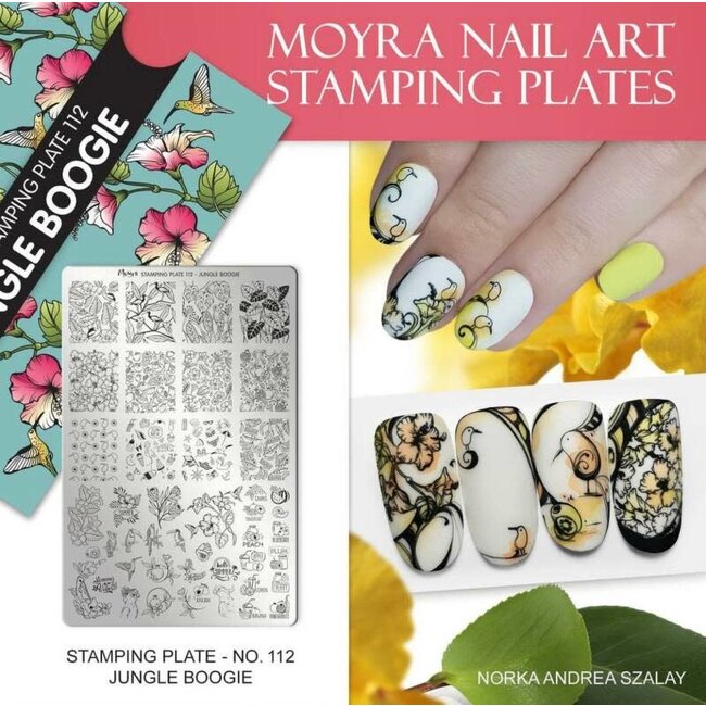 Moyra Moyra Stamping Plate  - 112 Jungle Boogie