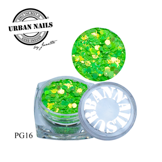 Urban Nails PiXie Glitter 16 Fel Groen