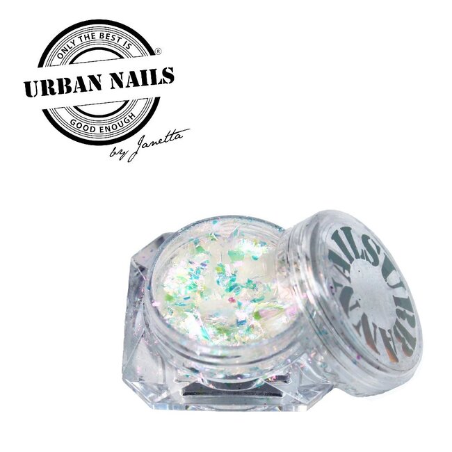Urban Nails Diamond Flakes 06 Oranje/Roze