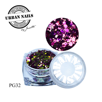 Urban Nails PiXie Glitter 32 Roze