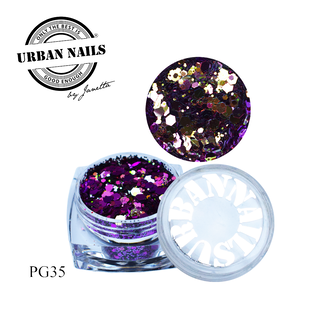 Urban Nails PiXie Glitter 35 Roze-goud