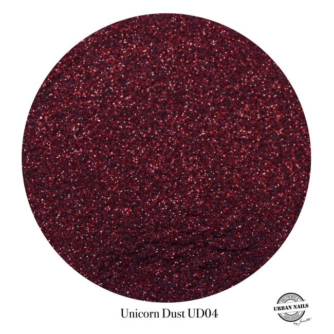 Urban Nails Unicorn Dust 04 Donker Roze / Rood