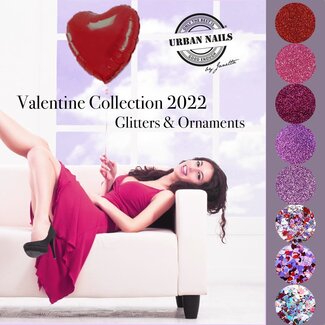 Urban Nails Valentine Collection 2022 glitters & Ornaments