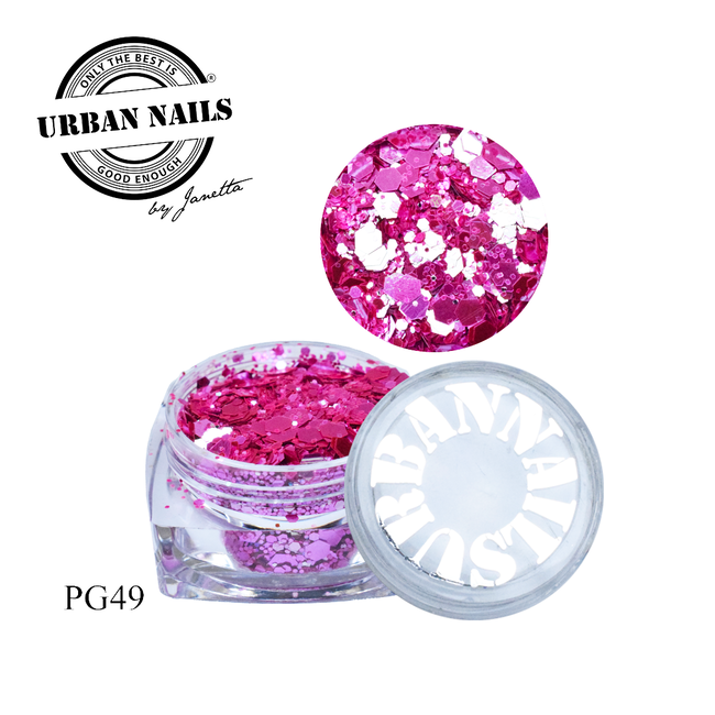 Urban Nails PiXie Glitter 49 Roze