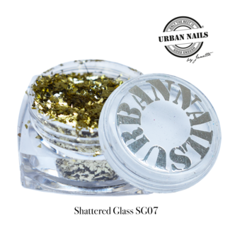 Urban Nails Shattered Glass 07 Goud