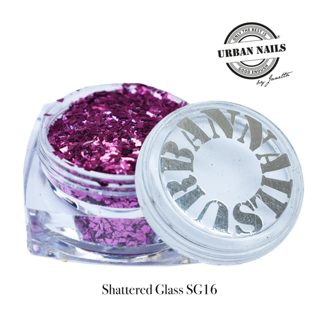 Urban Nails Shattered Glass 16 Roze