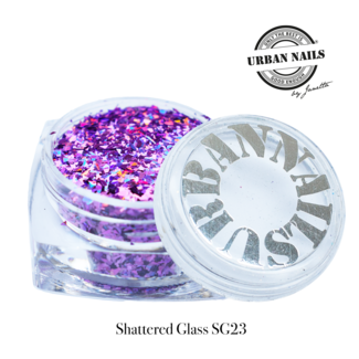 Urban Nails Shattered Glass 23 Paars-roze multi