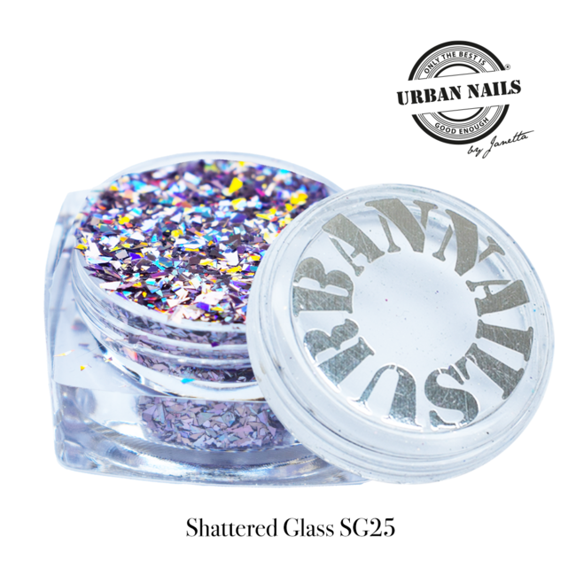 Urban Nails Shattered Glass 25 Licht-paars-multi