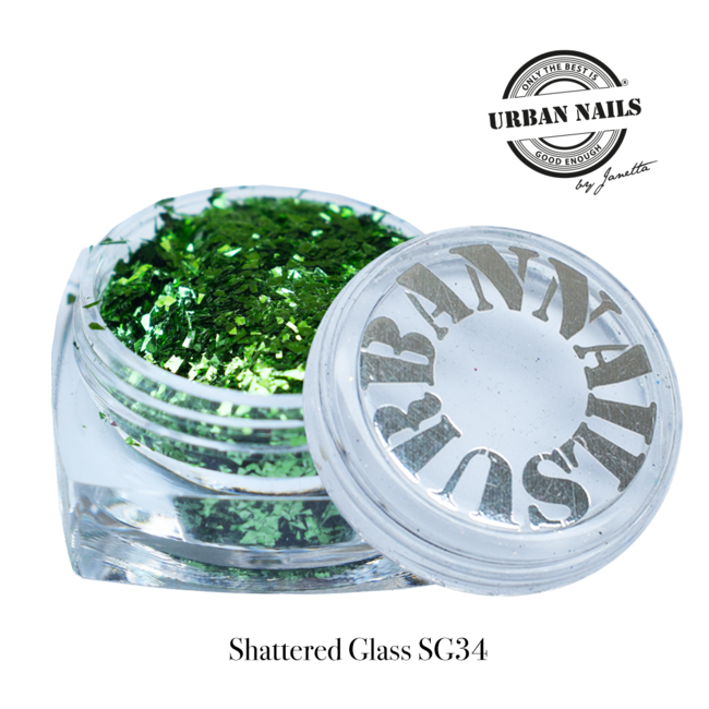 Urban Nails Shattered Glass 34 Groen