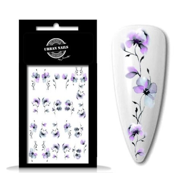 Urban Nails Waterdecals Flower Garden 29