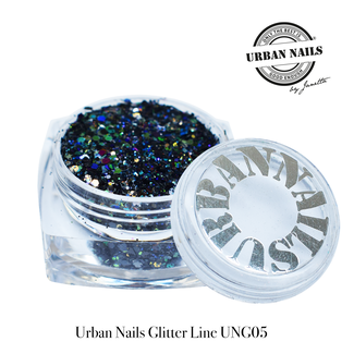 Urban Nails Urban Nails Glitters UNG 05 Zwart