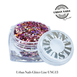 Urban Nails Urban Nails Glitters UNG 13 Rood-bruin