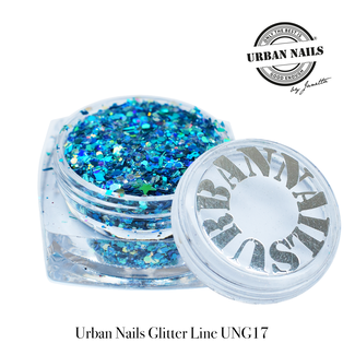 Urban Nails Urban Nails Glitters UNG 17 Groen-grijs